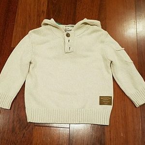Boys Beige Sweater size 2T,  w/ detail